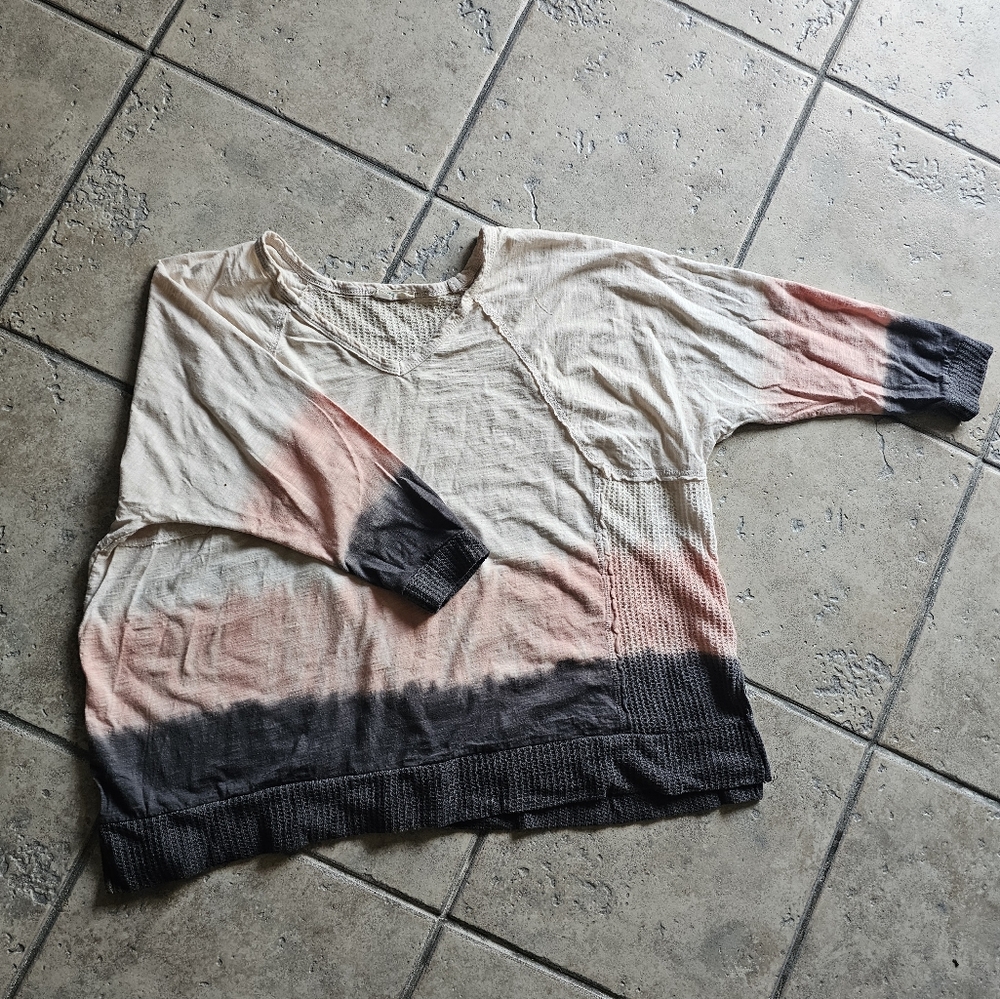 Oversized Tie dye sweater off the shoulder - Picture 8 of 16